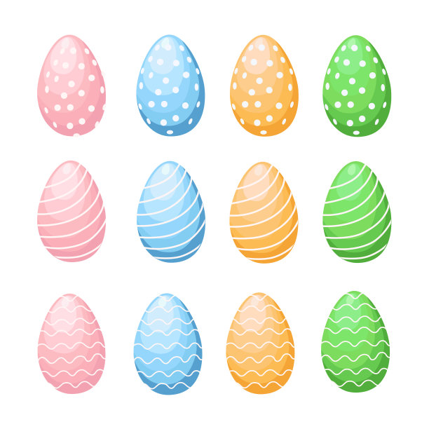 复活节彩蛋套装图片下载