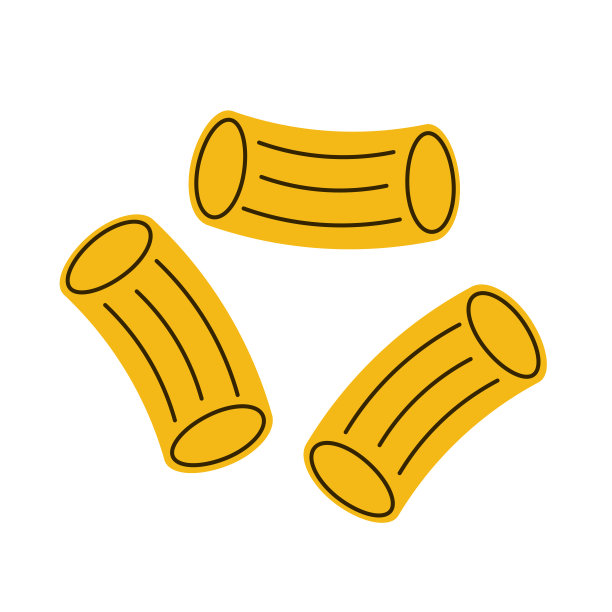 白底通心粉面。通心粉面。图片下载