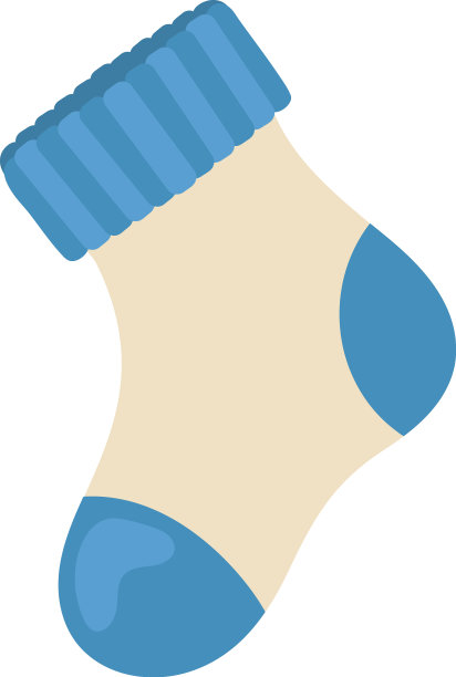 蓝色婴儿袜图片下载