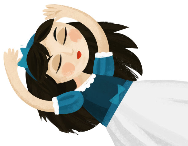 卡通场景与公主皇后插图图片下载