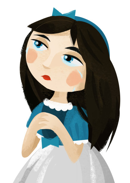 卡通场景与公主皇后插图图片下载