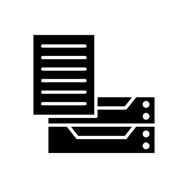 叠纸图标矢量设计模板在白色背景图片下载