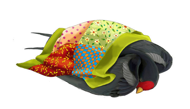 卡通童话小品动物——杜鹃鸟图片下载