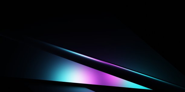 三维渲染的紫色和蓝色抽象几何背景。赛博朋克概念场景广告，技术，展示，横幅，游戏，体育，商业，元世界。科幻小说插图。产品显示图片下载