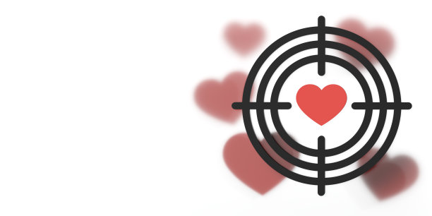 爱的目标。图片下载