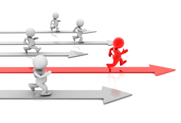 业务团队领导者。团队合作的概念。从人群中脱颖而出图片下载