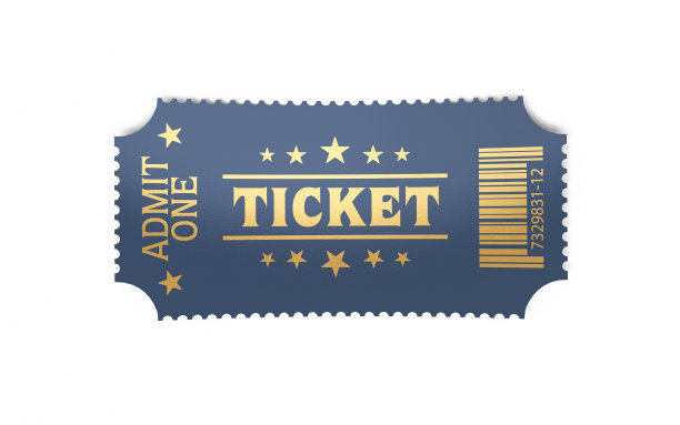 Special Membership Tickets İsolated & Clipping Path图片下载