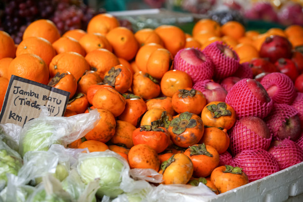 市场上出售新鲜水果图片下载