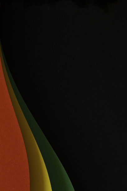 抽象几何黑色，红色，黄色，绿色背景色。黑人历史月彩色背景与文本复制空间图片下载