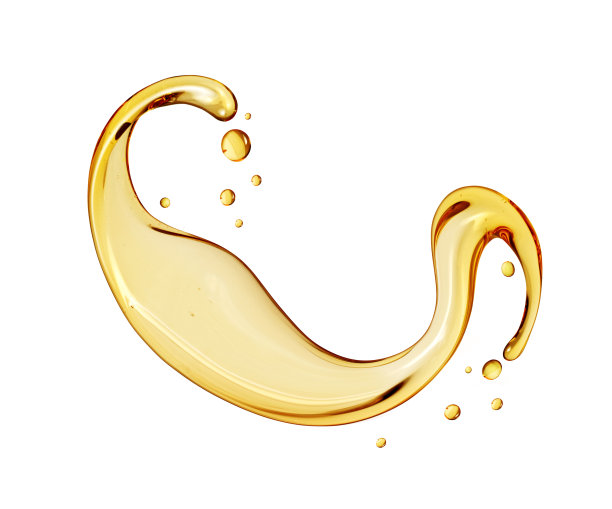 白色背景上有浓稠的油状液体飞溅图片下载