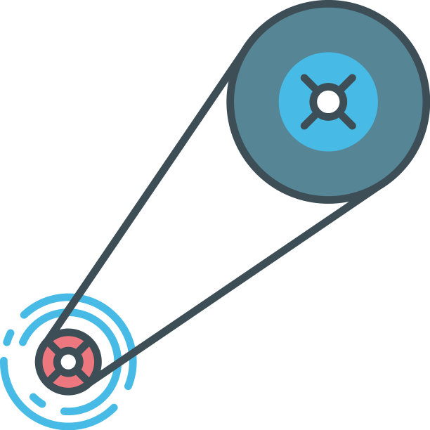 皮带靠转轴上色机械图片下载