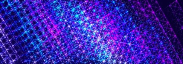 抽象多彩的纹理。带有点和线的未来主义图案。彩色背景的广告，传单，横幅，模板，网页，壁纸。3 d演示。图片下载