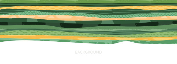 摘要农业田野景观横幅背景。自然，生态，有机，环境矢量插图。网页横幅或模板的清洁绿色环境。色彩斑斓的乡村图片下载