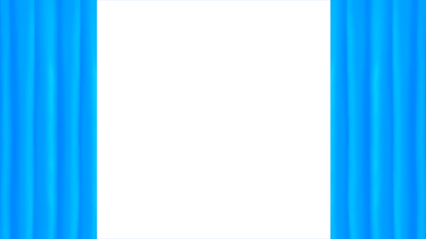 蓝色缎子，纹理颜色织物为背景，蓝色缎子背景。有褶皱的丝绸织物。缎子、丝绸或缎子可以制作出漂亮的窗帘。时尚设计，霓虹灯图片下载