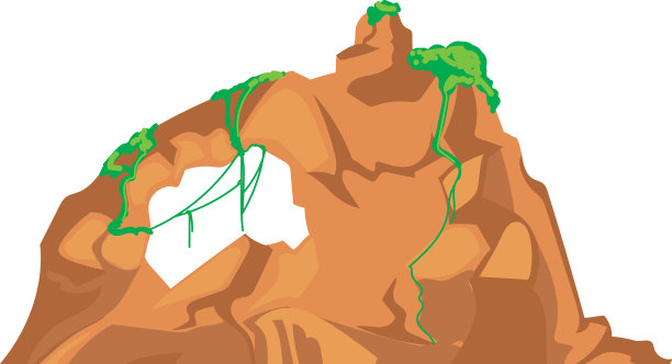 彩色的山图片下载