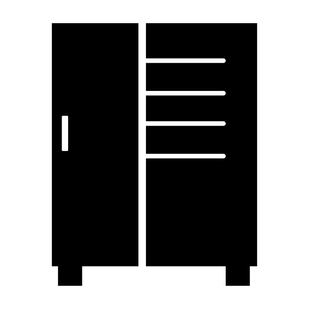 卧室，衣柜，门图标图片下载