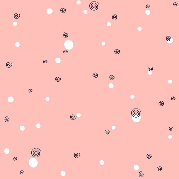 抽象无缝波点图案。矢量模板印刷婴儿织物和包装纸。图片下载