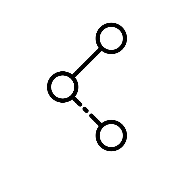 分享图标：数据、信息、转发、发送、显示、分发、按钮、链接、社交网络、互联网。技术概念。矢量黑色线条图标，白色背景图片下载