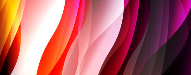 新潮简单的流体色彩梯度抽象图片下载