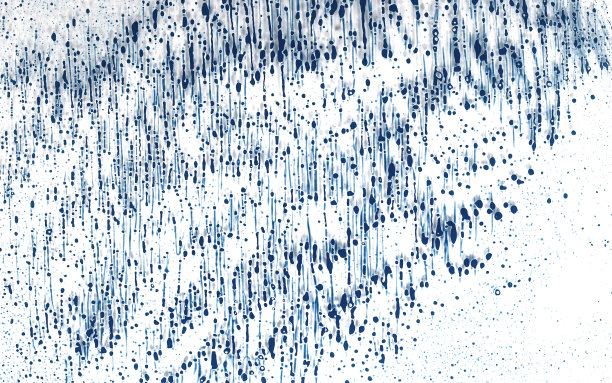 抽象艺术蓝色油漆在白色的背景图片下载