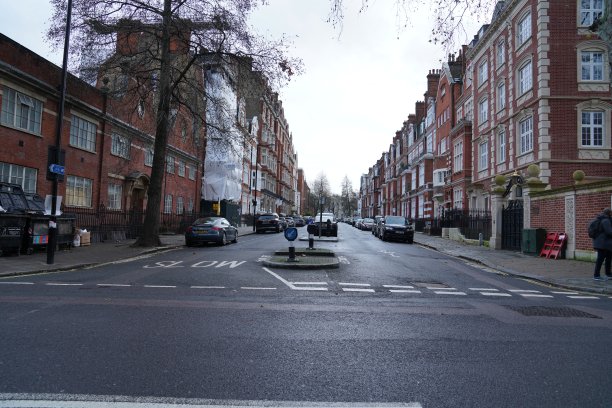 英国伦敦肯辛顿和切尔西贝water区莫斯科路图片下载