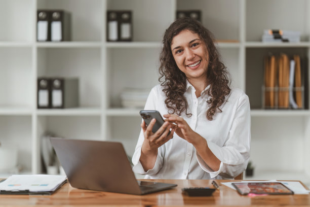 管理人员、业务人员、财务检验员制作报告，计算余额。内部收入和会计概念图片下载