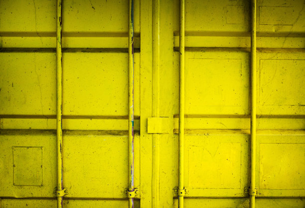 黄色集装箱图片下载