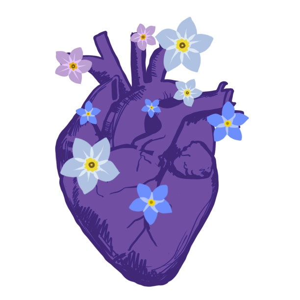 心与花。圣瓦伦丁节图片下载