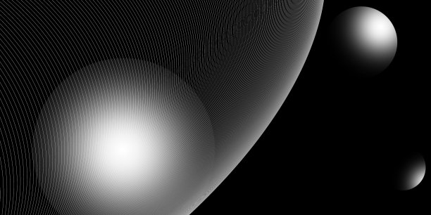 球面与连接线。全球数字连接图片下载