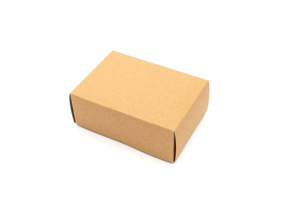棕色硬纸板箱，孤立在白色上图片下载