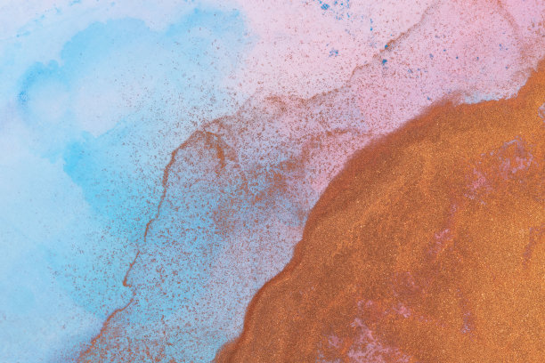 奢华的抽象流体艺术绘画背景酒精墨和黄金技术图片下载