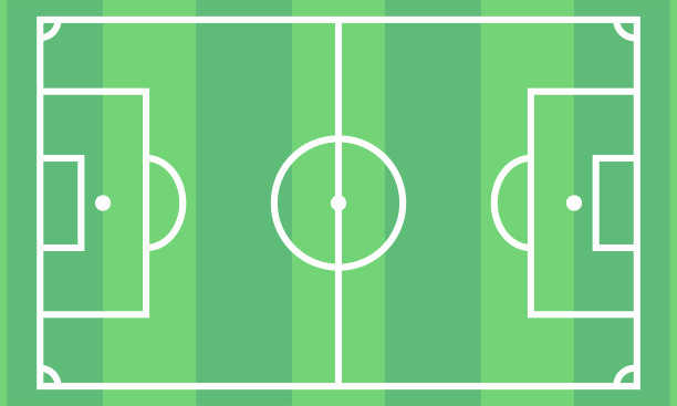 足球场方案，足球场。矢量插画运动图片下载