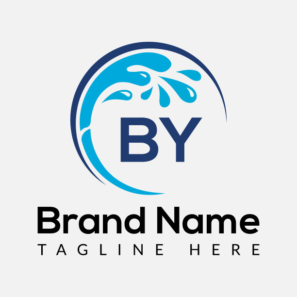 女佣清洁标志的信由。清洁房子标志，新鲜清洁标志清洁刷和水滴概念模板图片下载