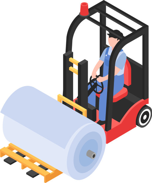 纺织厂叉车组成图片下载
