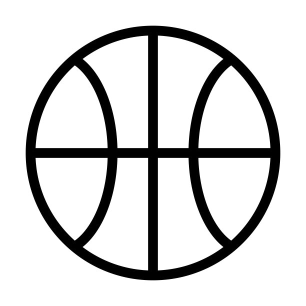 篮球粗线图标图片下载