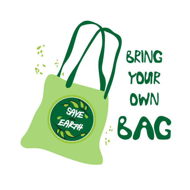 带上你自己的包，拯救地球。图片下载