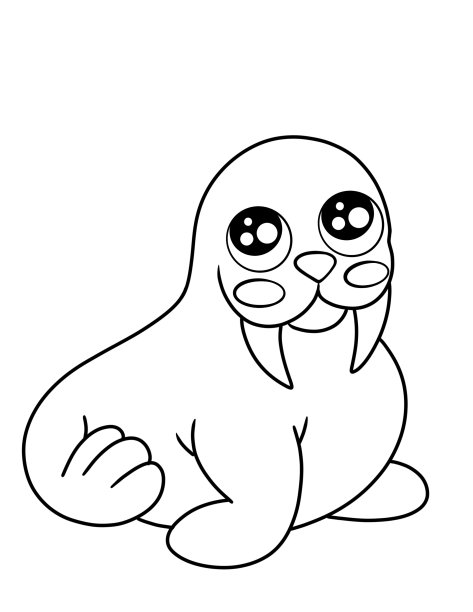 儿童动物涂色页图片下载