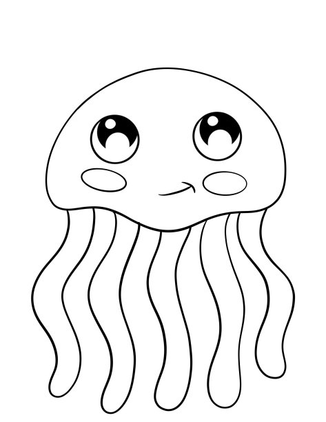 儿童动物涂色页图片下载