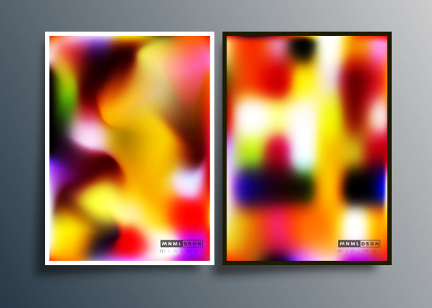 渐变最小设计的传单，海报，小册子封面，背景，墙纸，排版或其他印刷产品。矢量插图。图片下载