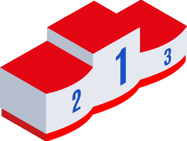 赛车冠军领奖台构图图片下载