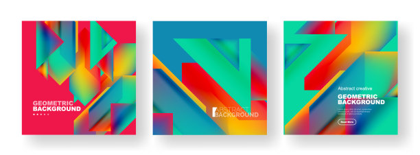 集合抽象背景重叠几何图片下载