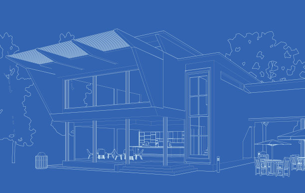 咖啡店的3D插图图片下载