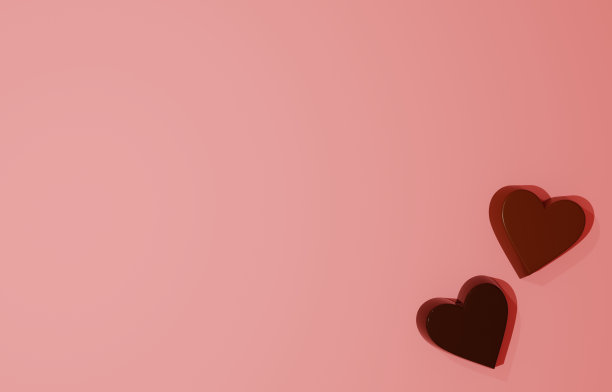 一组巧克力的3D图像图片下载