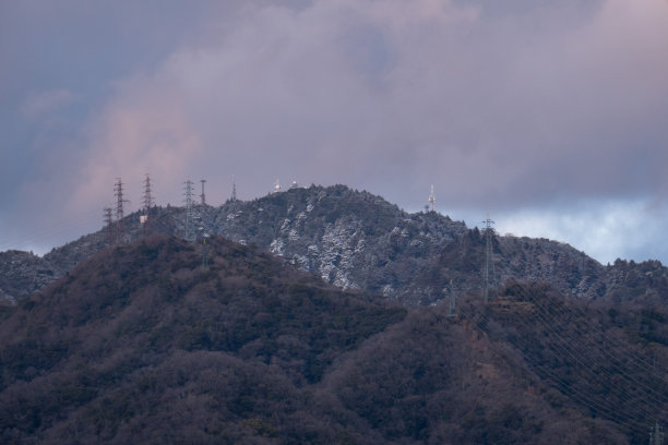 有雪的山图片下载