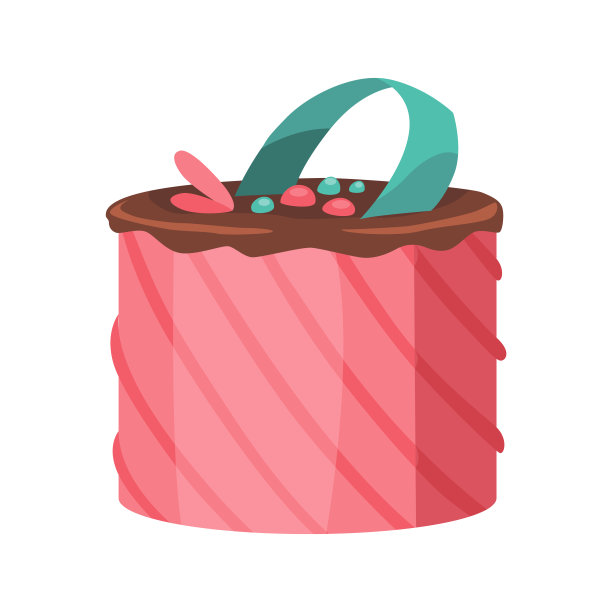 蛋糕图标。甜美的烘焙甜点。婚礼假期的糖衣派。漂亮的现代蛋糕美食家。庆祝元素图片下载