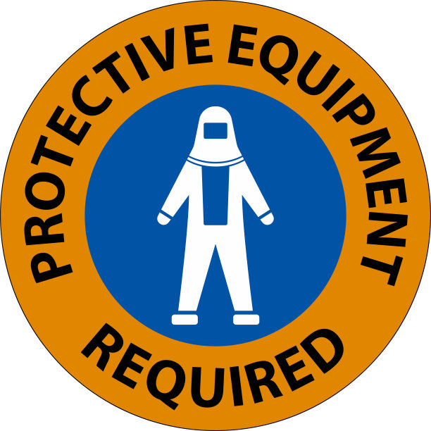 地板标志，需要防护设备图片下载