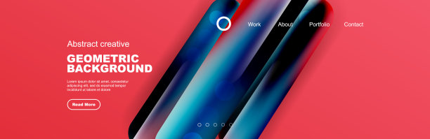 几何形状组成几何抽象图片下载