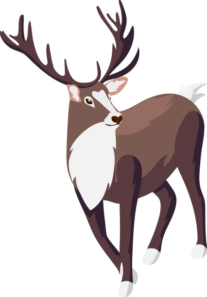 等距驯鹿图片下载