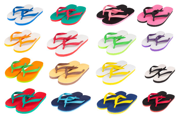 将所有颜色隔离在白色背景上图片下载