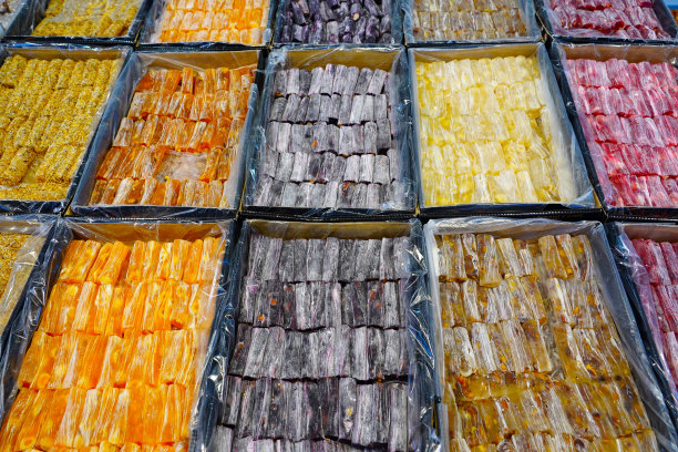 市场上有土耳其软糖，图片下载